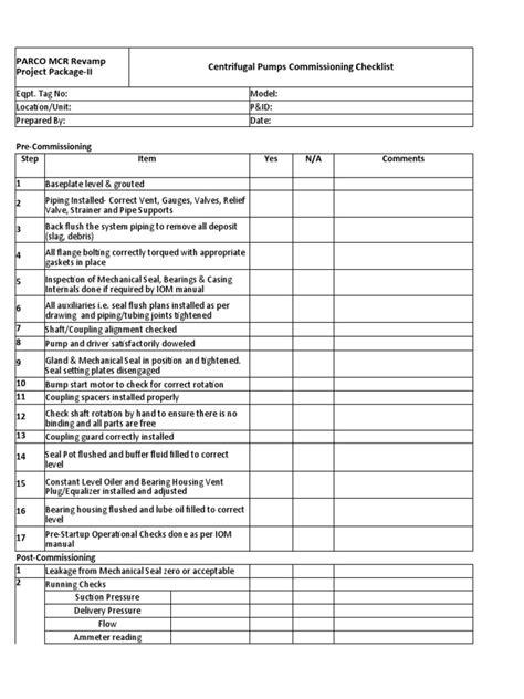 installation of centrifugal pump pdf|pump installation checklist pdf.